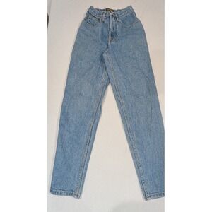 Esprit Jeans Women 3/4 Blue Excellent Vintage 90s High Rise Tapered Mom Jeans